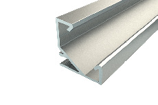 Профиль для светодиодной ленты угловой алюминиевый LC-LPU-1717-2 Anod