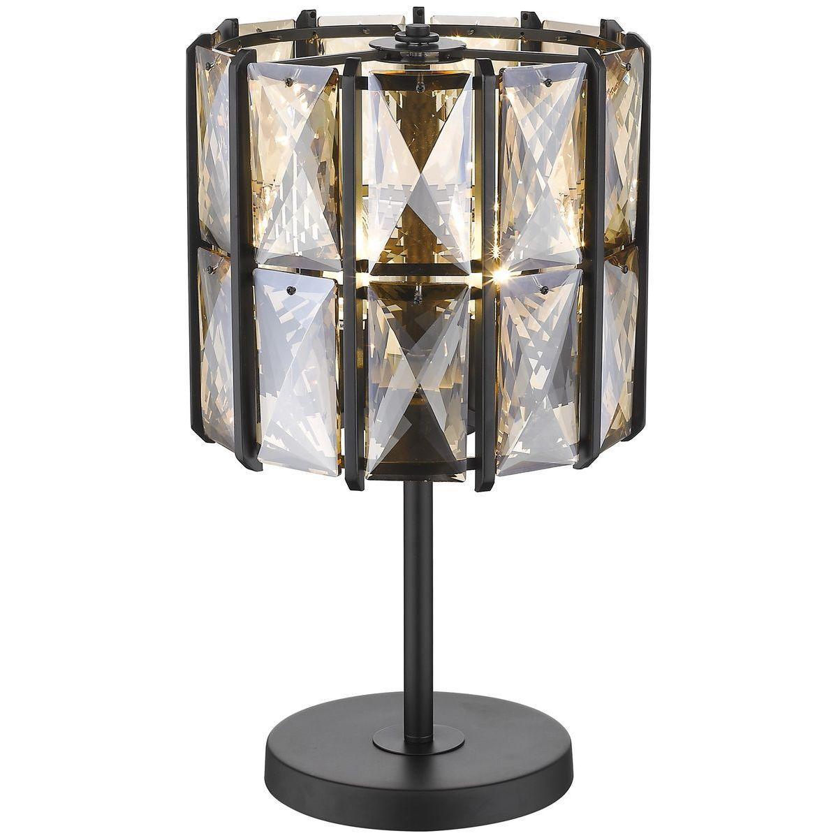 Настольная лампа Wertmark Karlin WE148.04.024, цвет чёрный