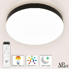 Потолочный светодиодный светильник Arte Perfetto Luce Toscana 3315.XM-30W Black