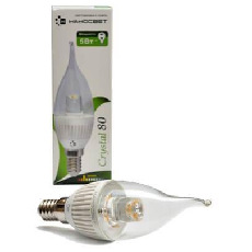 Лампа светодиодная Наносвет E14 5W 4000K прозрачная LC-CDTCL-5/E14/840 L156