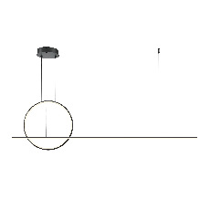 Подвесной светильник Halo 3000-4000К 40Вт, MOD247PL-L49BK