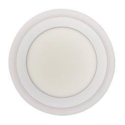 Потолочный светодиодный светильник Elvan 500-RD-18+6 White leno tarpaulin 260 g m² 4x8 m white
