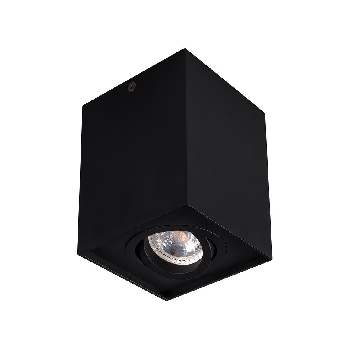 Накладной точечный светильник Kanlux GORD DLP 50-B 25471 светильник точечный светодиодный накладной apeyron 06 41 19 2 м² теплый белый свет белый