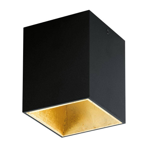 Потолочный светильник Eglo Polasso 94497 тесьма декоративная 10 мм 10 ± 1 м чёрный золотой