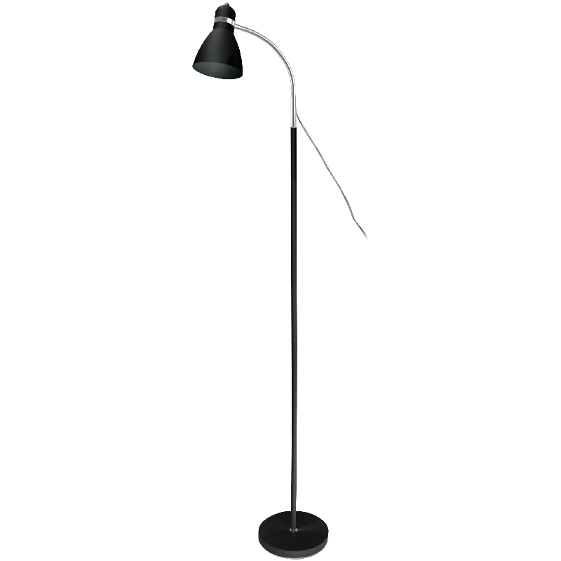 Светильник GFL-002 напольный торшер под лампу E27, черный напольный уличный светильник eglo