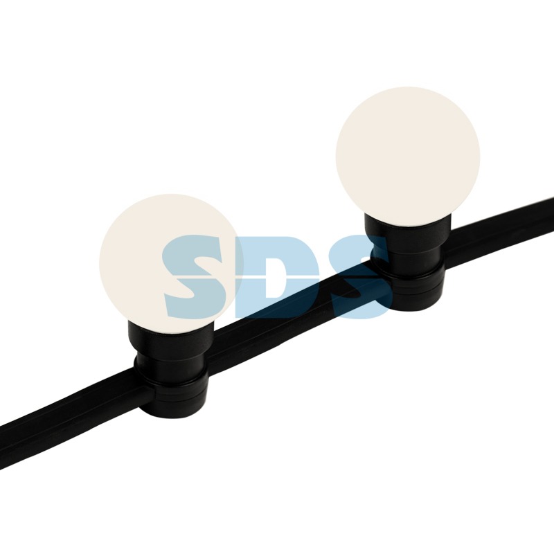Купить Готовый набор: Евро Belt Light 2 жилы шаг 40 см, Теплые Белые LED лампы (6 LED), 331-346, SDS-Group