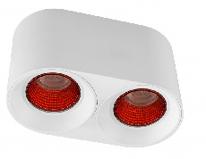 Точечный накладной светильник Denkirs DK3096-WH+RD