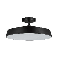 7656/48L MITRA LED SN 48 Светильник пластик/белый/черный LED 48Вт 4000K D400 IP20 MIRA BLACK