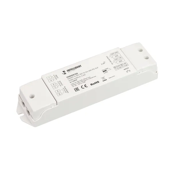 INTELLIGENT ARLIGHT Конвертер SMART-0-10V-302-72-SH-DRI-PD-SUF (230V, 2x20mA, 2.4G) (IARL, IP20 Пластик, 5 лет) конвертер sr 2818win white arlight ip20 пластик 3 года