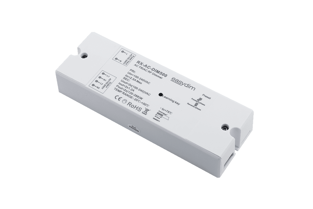 Приемник EasyDim RX-AC-DIM500 приемник контроллер для светодиодных лент rgb easydim