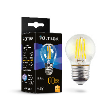 Светодиодная лампа Crystal Globe 6W 2700K E27 340°