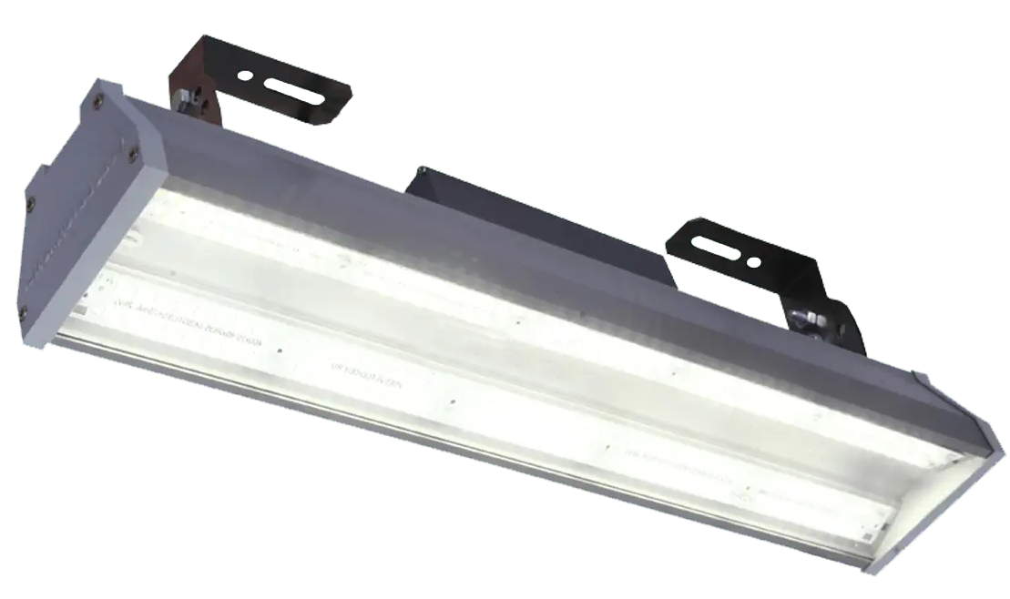 Светильник ПОЛЮС VS402 75W-10100Lm 5000-5500К ПРОЗРАЧНЫЙ IP65 на поворотном кронштейне 8040₽