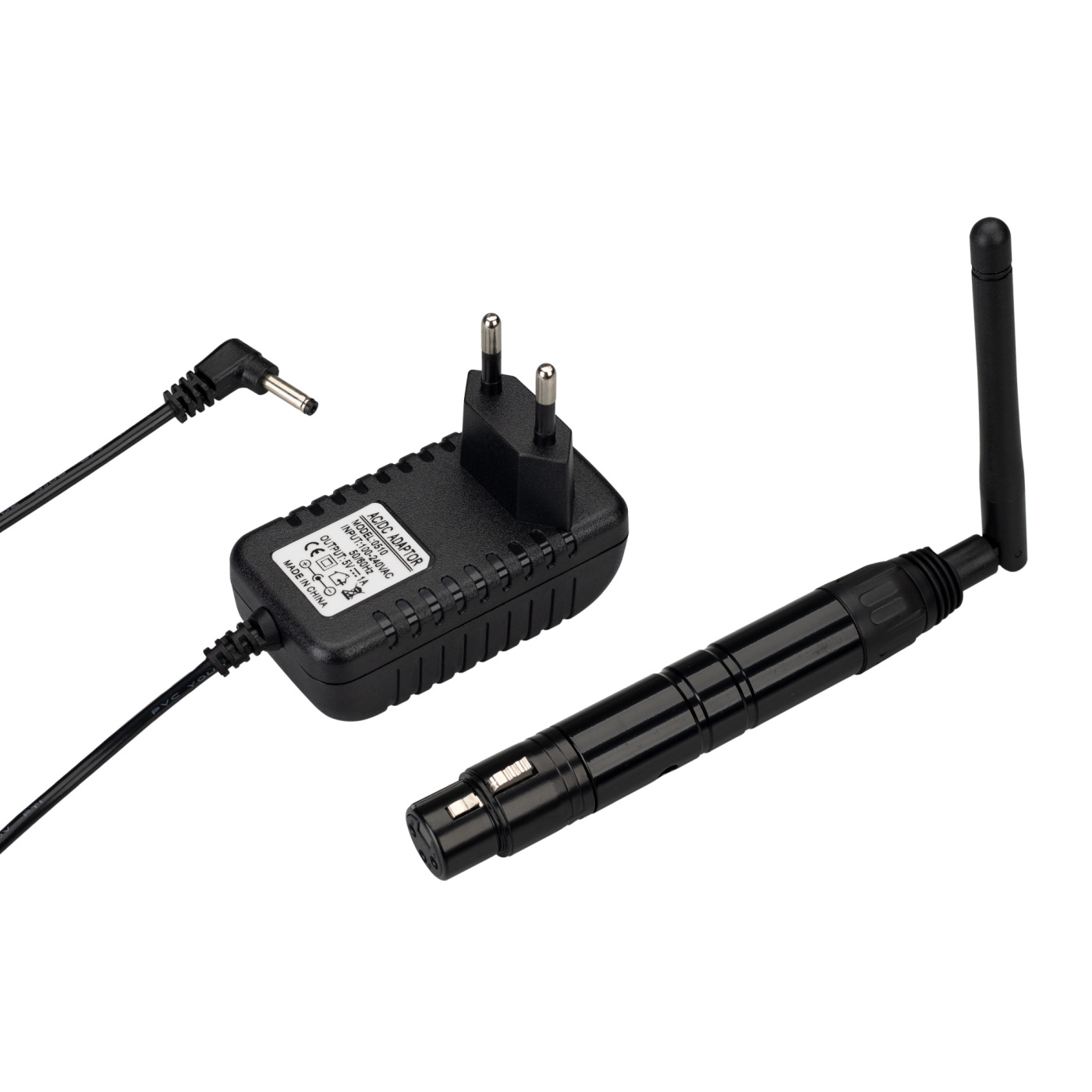 Усилитель SMART-DMX-Receiver Black (5V, XLR3 Male, 2.4G) (Arlight, IP20 Металл, 5 лет) 30 pin female to 8 pin male adapter for iphone black