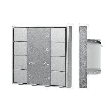 INTELLIGENT ARLIGHT Кнопочная панель DALI-201-23-1G-2SC-MIX-DT8-IN Silver (BUS, Frame) (IARL, IP20 Металл, 3 года)
