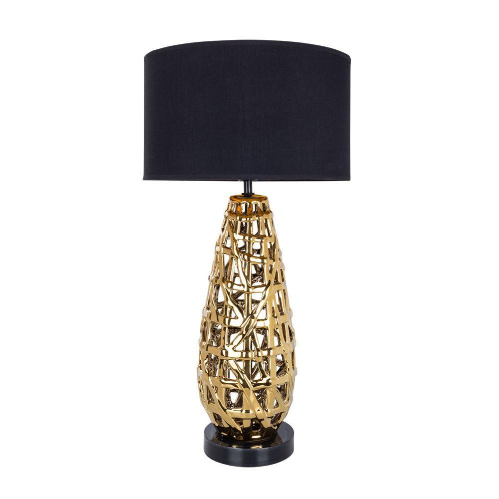 Настольная лампа Arte Lamp Taiyi A4002LT-1GO настольная лампа 16790 1 e14 40вт черно золотой 22x22x31 см