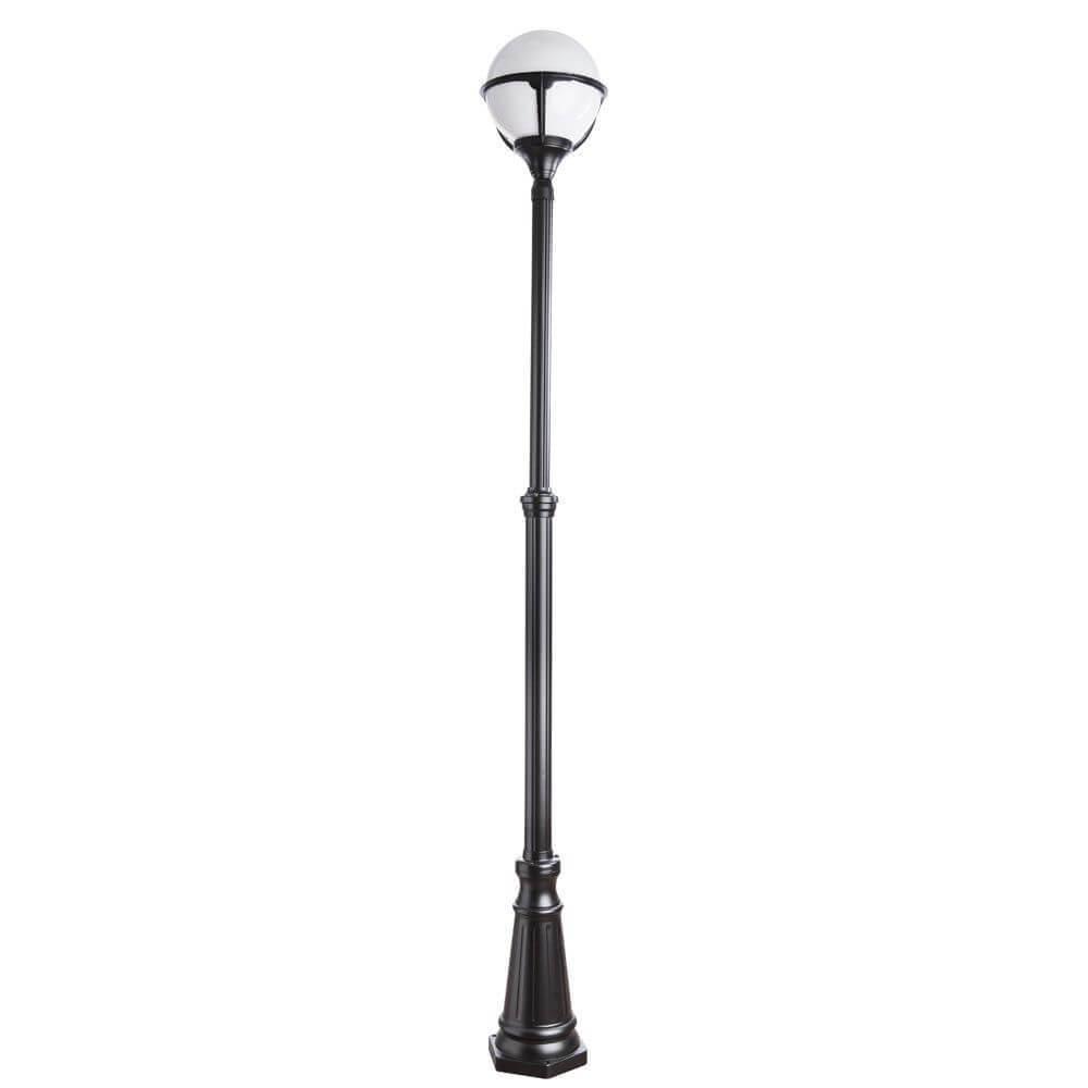 Уличный светильник Arte Lamp MONACO A1497PA-1BK движок пластиковый fnland для уборки снега чёрный ковш 700 × 540 мм металлическая планка и ручка