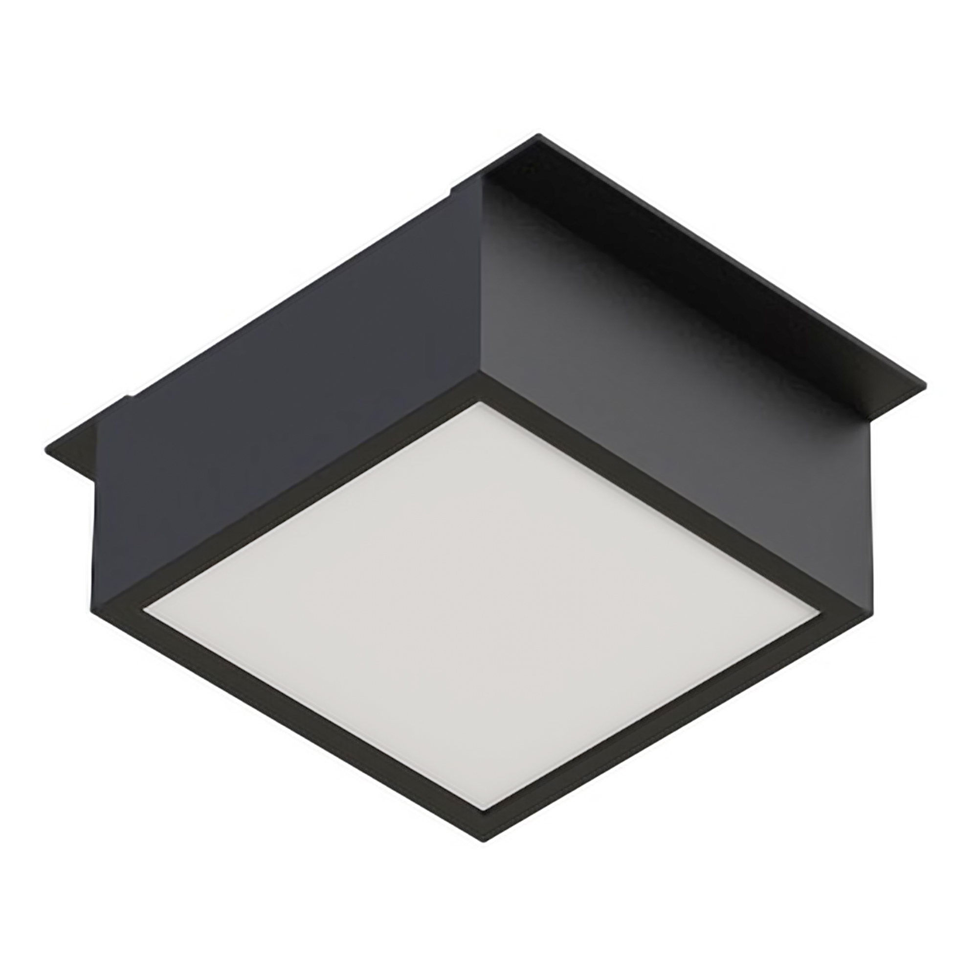 Светильник DL-GRIGLIATO-S90x90-12W Day4000 (BK, 90 deg, 230) (Arlight, IP40 Металл, 3 года) стол журнальный квадратный олмеко с рамкой скарлетт мрамор белый металл белый olmp002576