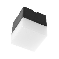 Светодиодный светильник 3W 300Lm 4000K, пластик, черный 50*50*55мм AL4021