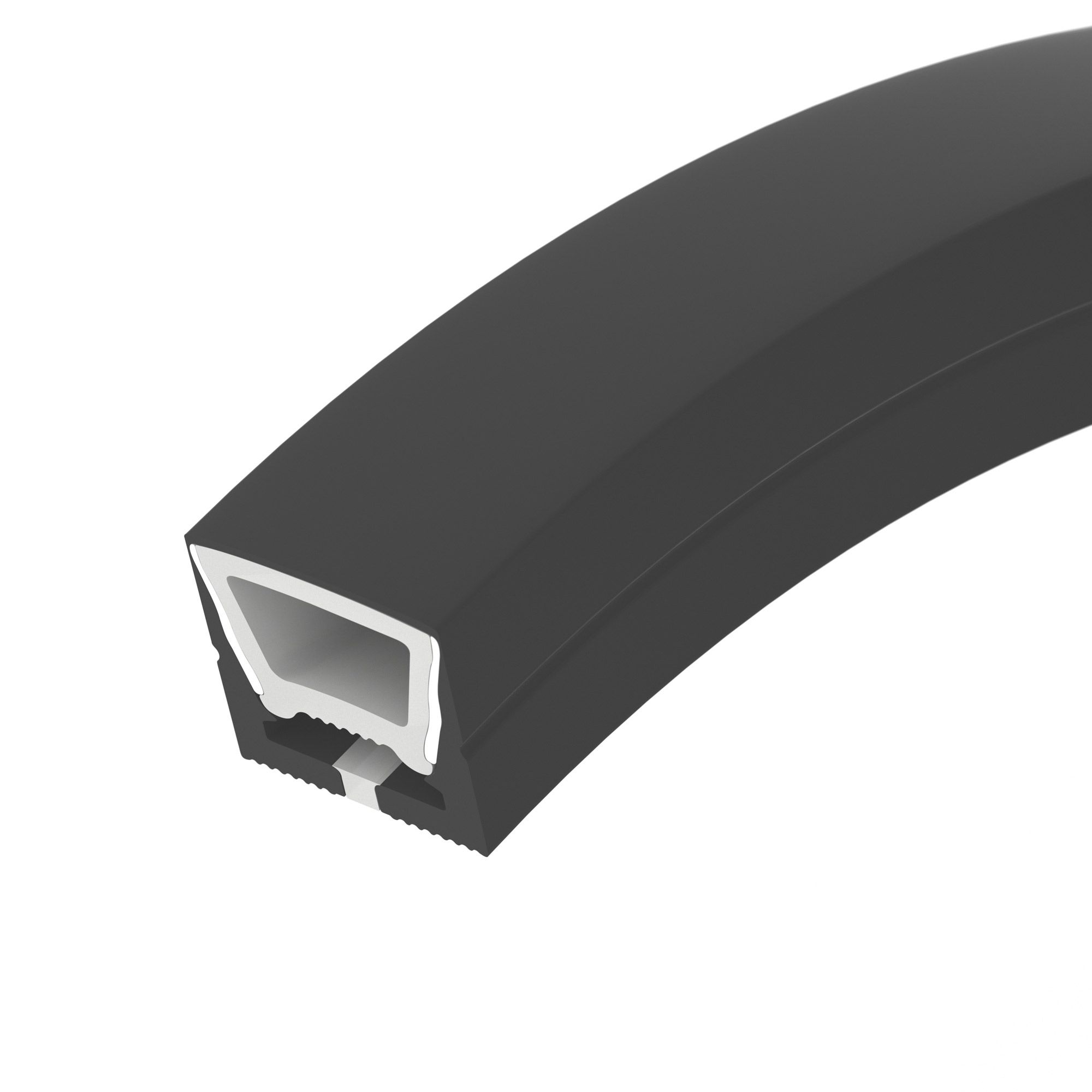 Силиконовый профиль WPH-FLEX-1616-TOP-S11-5m FULL BLACK (Arlight, Силикон) брелок подвеска для airtag mobility силикон h 10см чёрный