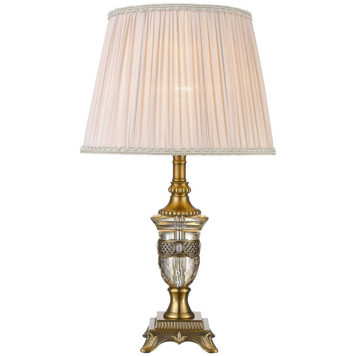 Настольная лампа Wertmark Tico WE711.01.504, цвет бронза