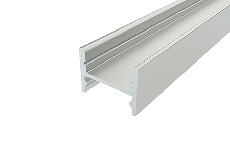 Профиль для светодиодной ленты накладной алюминиевый LC-LPS-1216-2 Anod