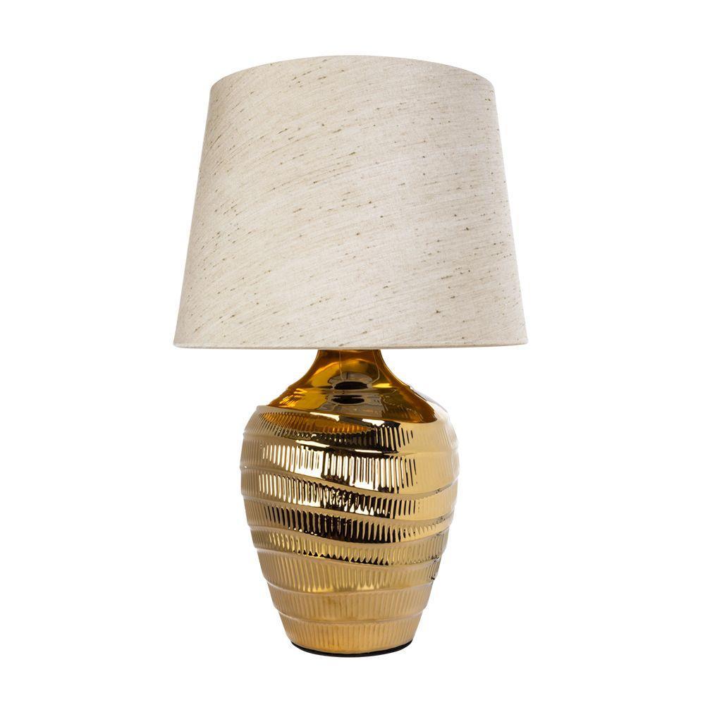 Настольная лампа Arte Lamp Korfu A4003LT-1GO настольная лампа венеция е14 40вт серо золотой 18х18х37 см