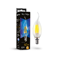 Светодиодная лампа Crystal Candle wind 6W 3000K E14 340°