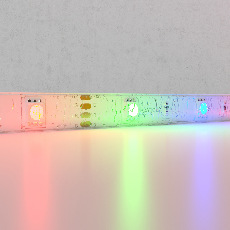 Светодиодная лента 12В 5050 7,2Вт/м RGB 5м IP65, 10127