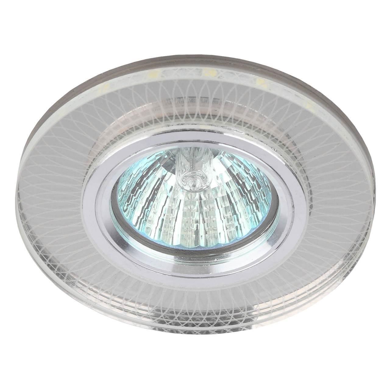 Точечный светильник ЭРА DK LD44 SL 3D Б0037355 светильник точечный встраиваемый inspire поворотный круглый gu5 3 алюминий никель