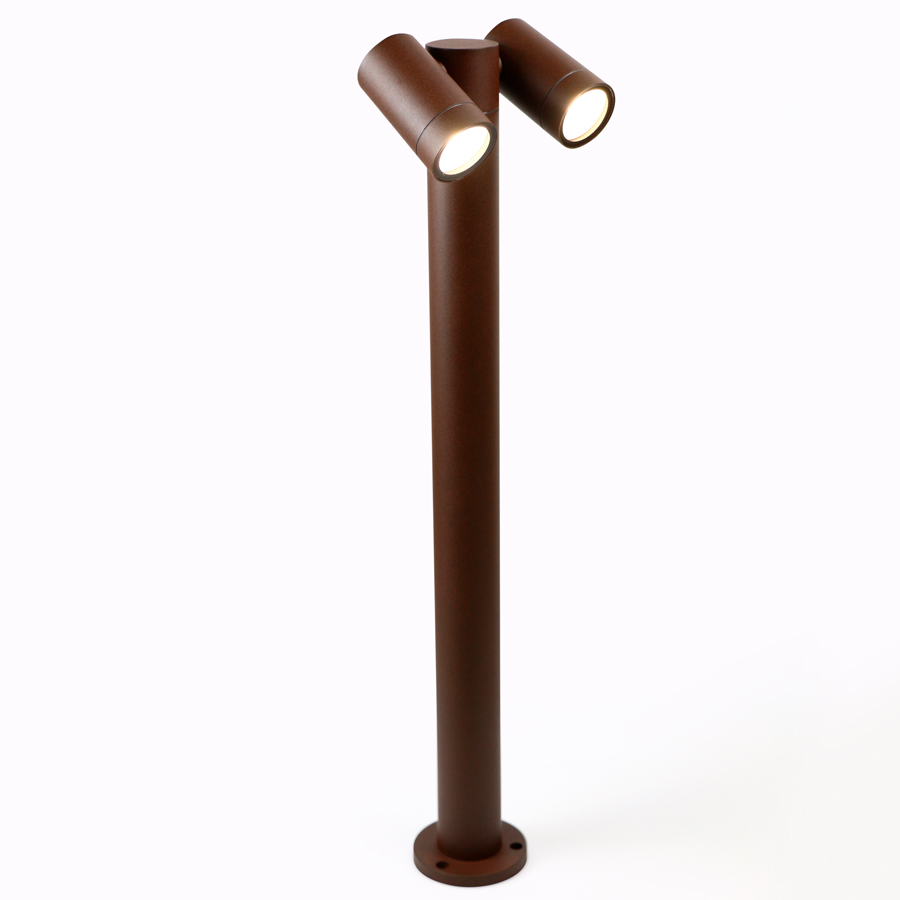 Садово-парковый светильник General GPF-2MR16-GU10-R-IP65 Коричневый Средний Люмикс 6516₽