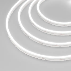 Светодиодная лента герметичная MOONLIGHT-SIDE-A120-06x12mm 24V White6000 (9.6 W/m, IP65, 5m, wire x2) (Arlight, Силикон)