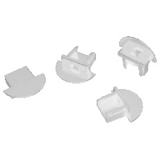 Заглушка для профиля General GAL-7-22-E-IP20, 523112, белая