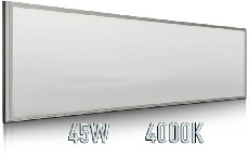 Светодиодная панель 1200x300, 220 Вольт, 45 Ватт, IP44, Серебристый, 28020