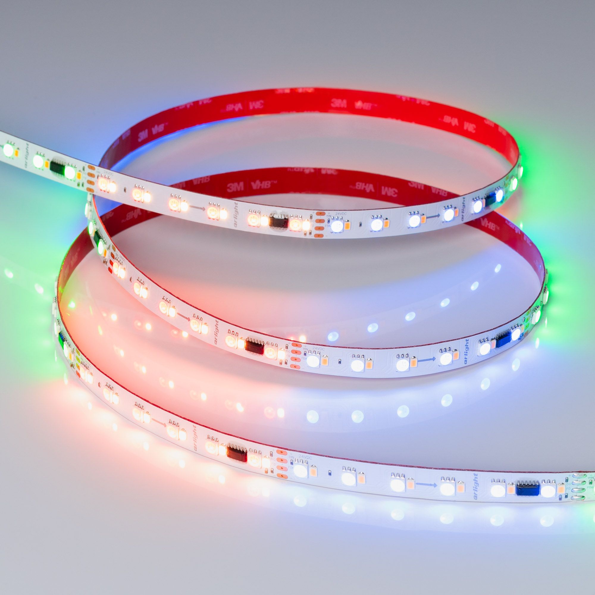 Светодиодная лента SPI-BA120-12mm 24V RGBW-White-PX6-BPT (16 W/m, IP20, 5060/2835, 5m) (Arlight, бегущий огонь) dc5v sk6812 rgbw led strip light 4 in 1 similar ws2812b 30 60 144 led m individual addressable rgbww led pixel lights ip30 65 67