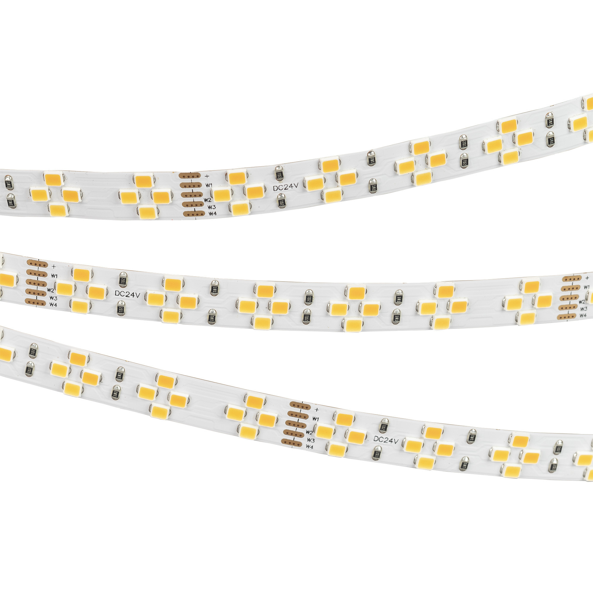 Светодиодная лента RT-A240-10mm 24V Warm-MIX (20 W/m, IP20, 2835, 5m) (Arlight, Изменяемая ЦТ) super bright rgb cct flexible led strip lights 270leds m 5050 rgb 2835 warm cool white double row led tape dc24v 15mm pcb