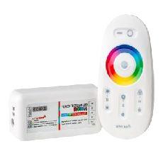 Контролер для ленты RGBW с пультом 12/24В, 288/576Вт, 24A, GDC-RGBW-288-R-IP20-12