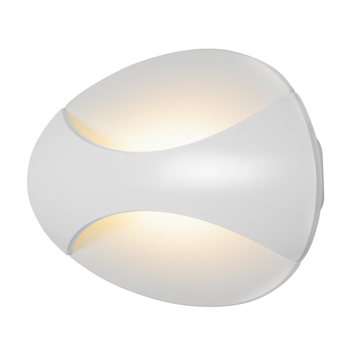 Настенный светодиодный светильник iLedex Flux ZD7151-6W WH matt white barry white gold 2 cd