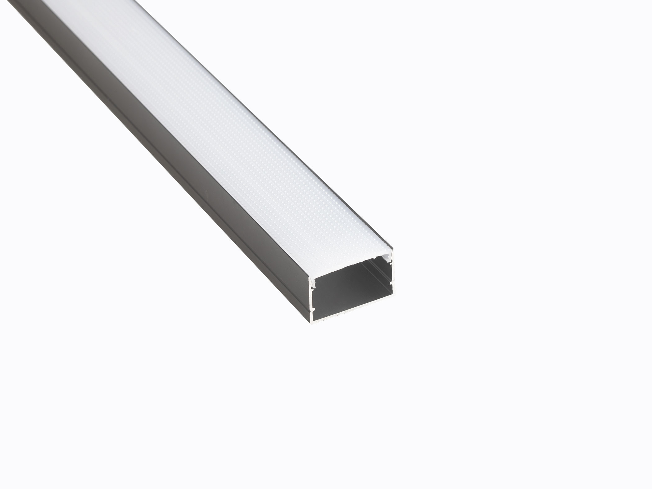 Профиль накладной LEDS POWER СПН2515 алюм черный с призмрассеивателем 2м 008486 900₽