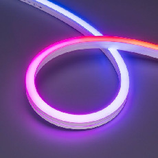 Лента герметичная SPI MOONLIGHT-SIDE-B84-12x17mm 24V RGB-PX7 (18 W/m, IP67, 5m, wire x2) (Arlight, Вывод прямой, 2 года)