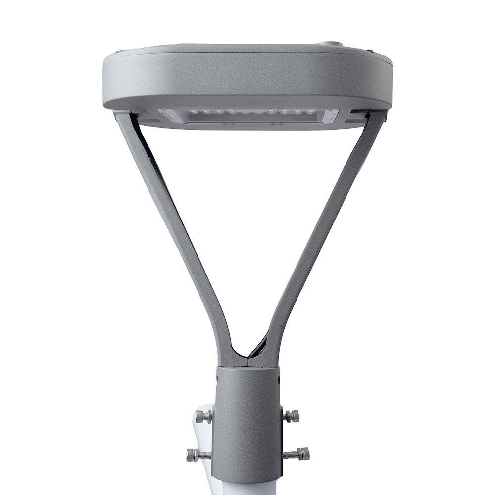 Светильник уличный FERON, SP7030, 100W 12000lm 5000K, серый столб уличный под лампу feron e27 dh0800