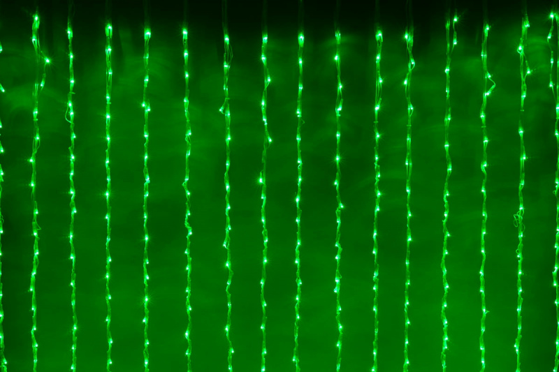

LED-XP-1344-230V Green Световой дождь 2,4х3,6м, 01090