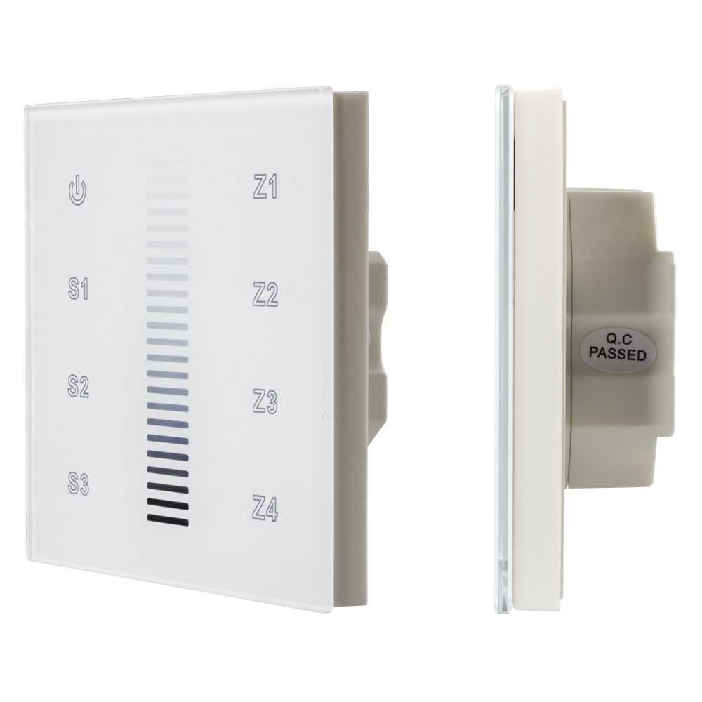 INTELLIGENT ARLIGHT Сенсорная панель DALI-901-11-ADDR-3SC-DIM-DT6-IN White (BUS) (IARL, IP20 Пластик, 3 года) сенсорная кнопка novicam