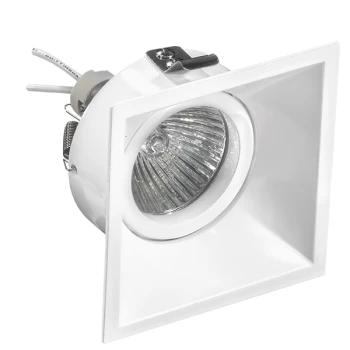 Светильник точечный встраиваемый декоративный под заменяемые галогенные или LED лампы Domino 214506 рамка lightstar domino quadro 214536
