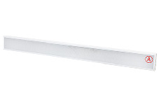 Накладной светильник узкий LC-NSU-20 ватт 1195*110 Холодный белый Призма с Бап