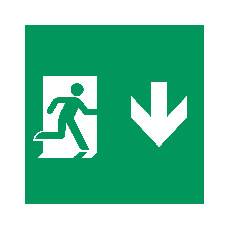 Пиктограмма EMGP-MARK-MA-DOWN (Человек, Вниз) (Arlight, Пластик)