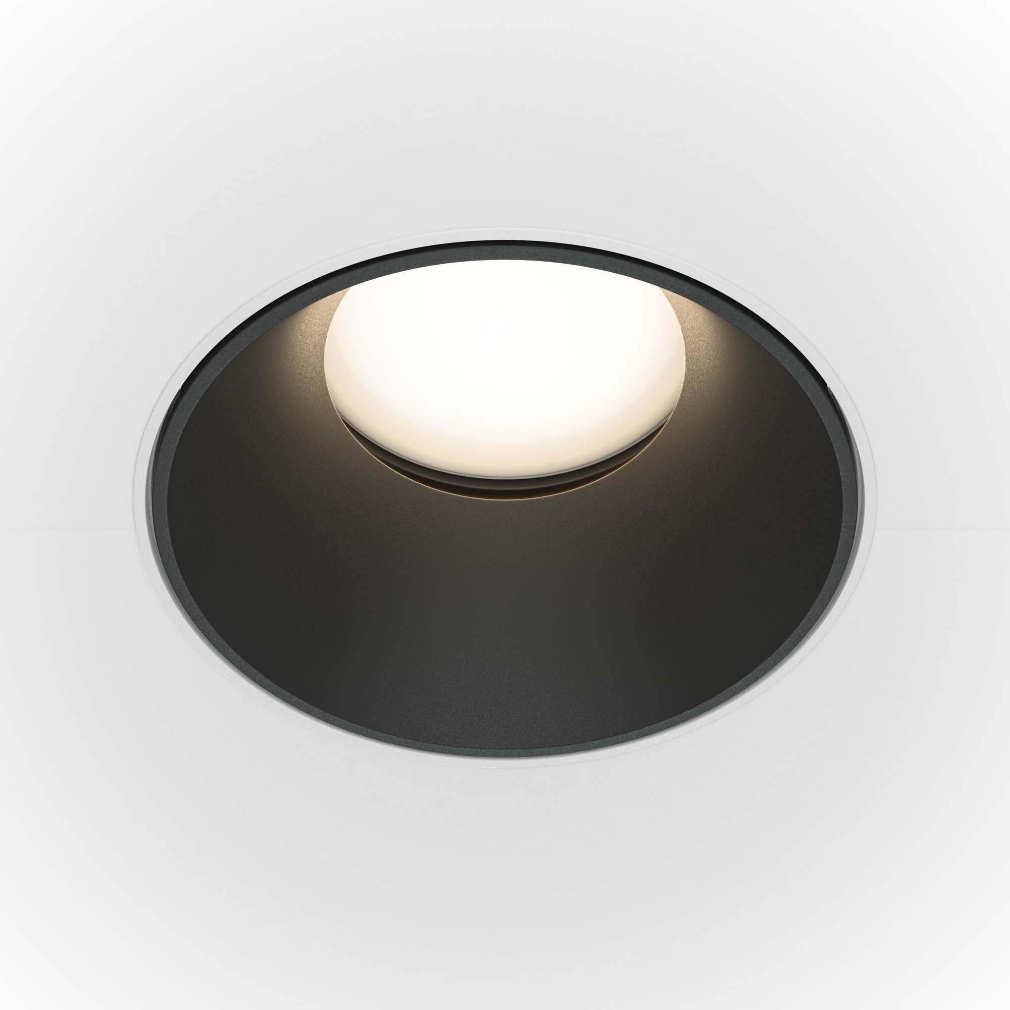 Встраиваемый светильник Share GU10 1x10Вт DL051-U-2WB сувенир керамика весёлая панда бело чёрный с золотом 13х9 6х11 см
