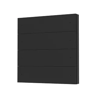 INTELLIGENT ARLIGHT Кнопочная панель SMART-DMX512-801-22-8G-8SC-DIM-IN Black (230V, 2.4G) (IARL, IP20 Пластик, 5 лет) комплект плинтусов мрамор 2 120x60x60 см пластик чёрный