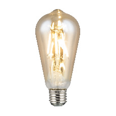 Лампа светодиодная филаментная Voltega E27 6W 2800К золотая VG10-ST64Gwarm6W 5526