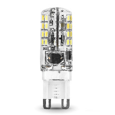 Лампа светодиодная Gauss G9 3W 4100K прозрачная 107709203