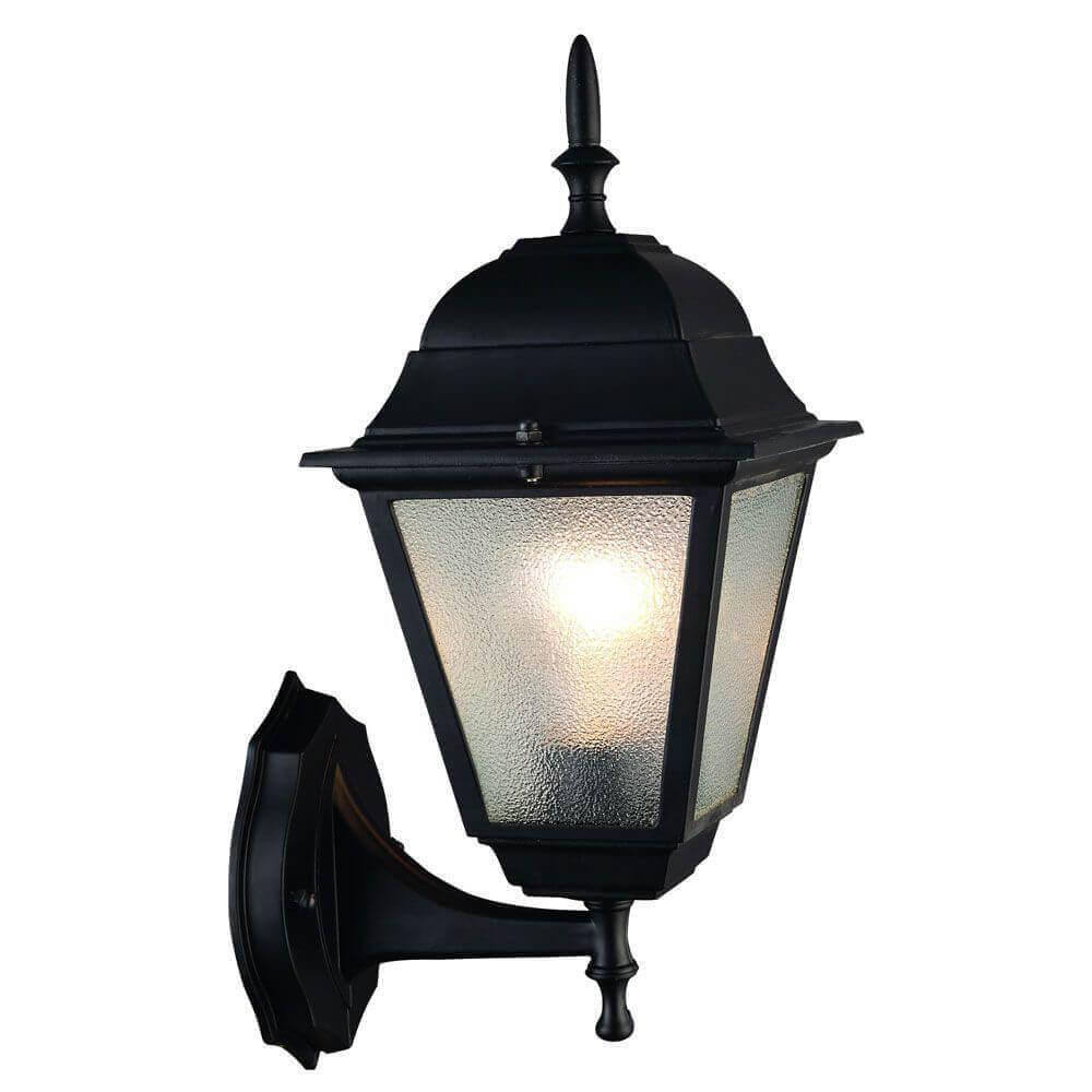 Уличный светильник Arte Lamp BREMEN A1011AL-1BK плафон для люстры завод элетех цилиндр e27 стеклянный прозрачный ø9 см